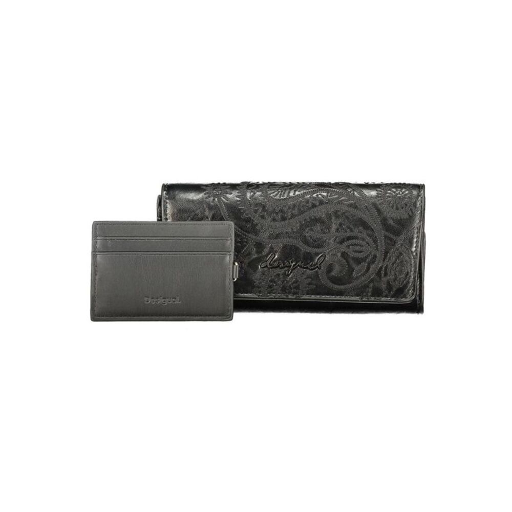 Desigual Black Polyurethane Women's Women's Wallet